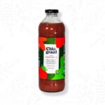 Jugo naranja y frutilla - Chia graal